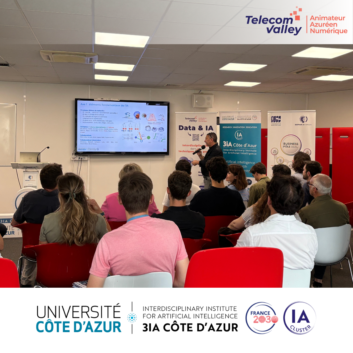 Alain Prette at 3IA lunch break x Telecom Valley - June 5, 2025