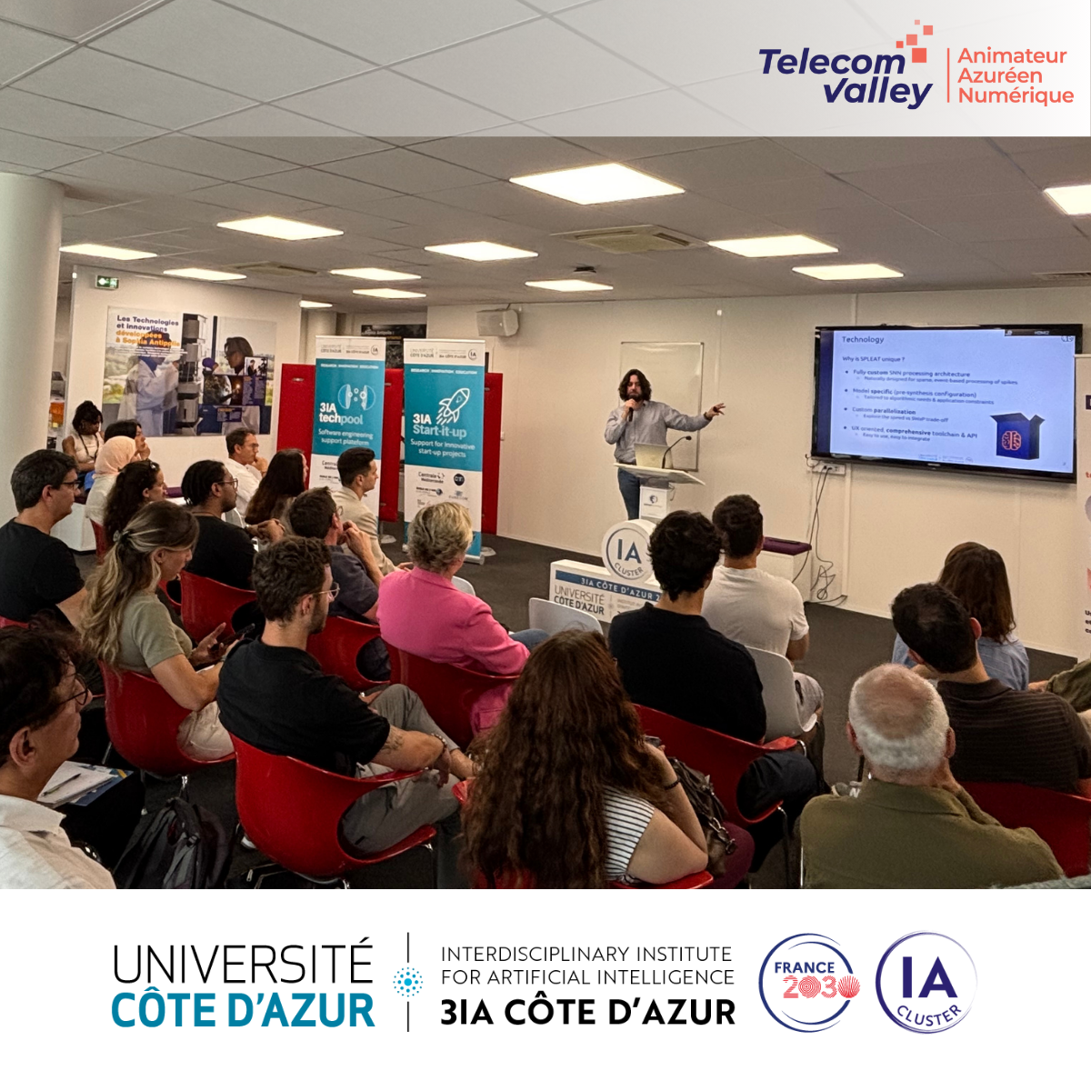 Edgar Lemaire at 3IA lunch break x Telecom Valley - June 5, 2025
