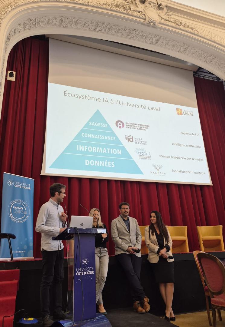 Presentation of the work program for upcoming collaborations with Université Laval on the theme of AI