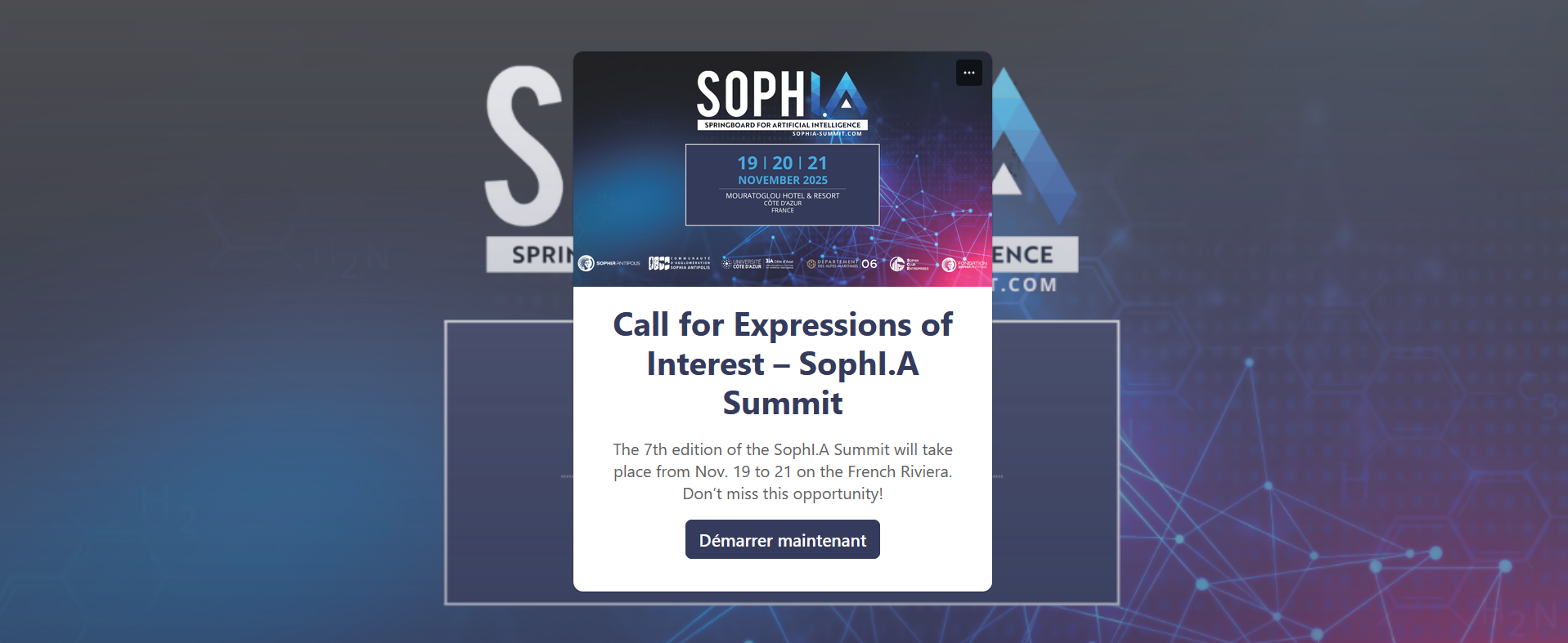 AMI start-ups SophI.A Summit 2025