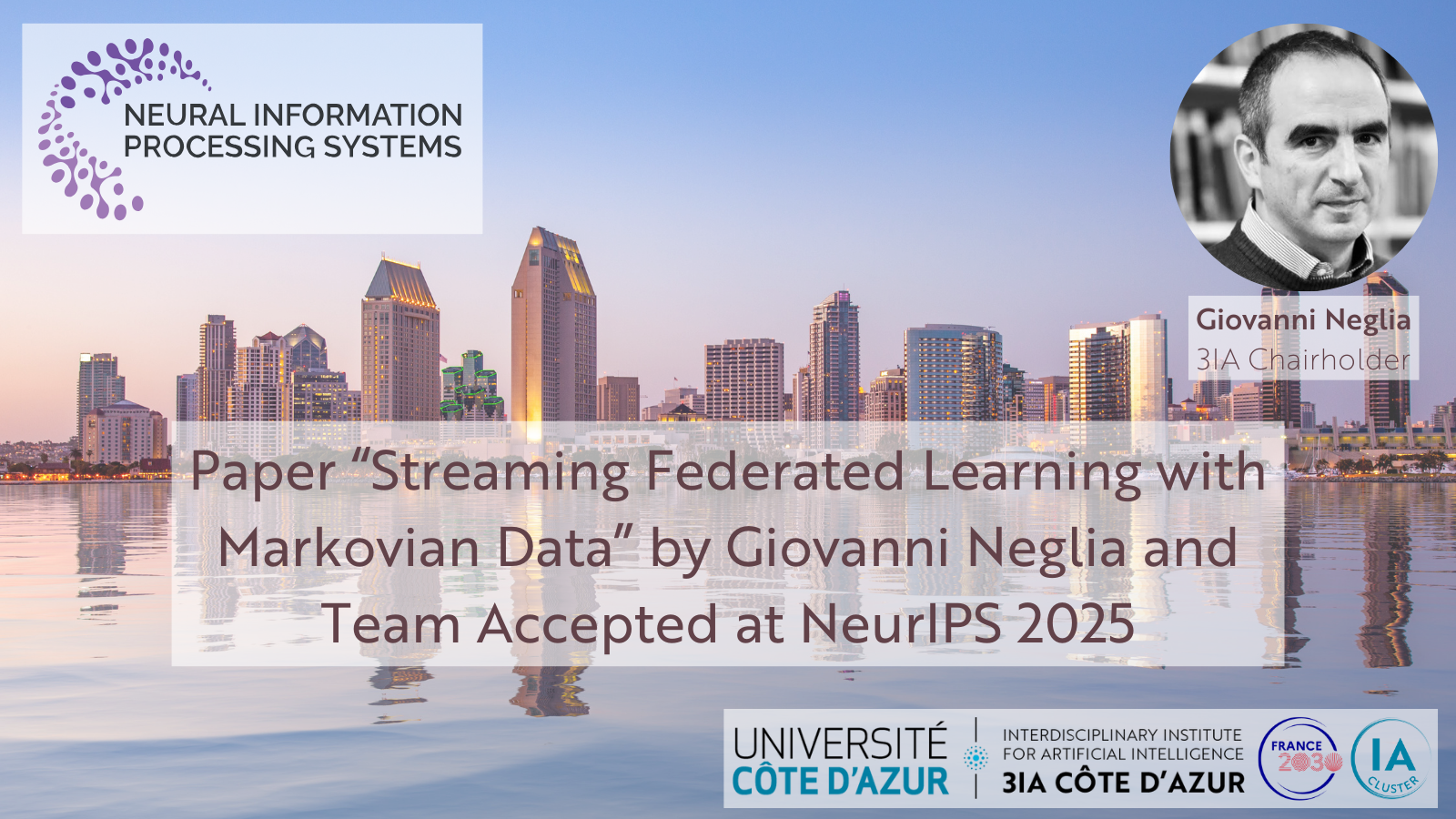 Paper by Giovanni Neglia and Team accepted at NeurIPS 2025