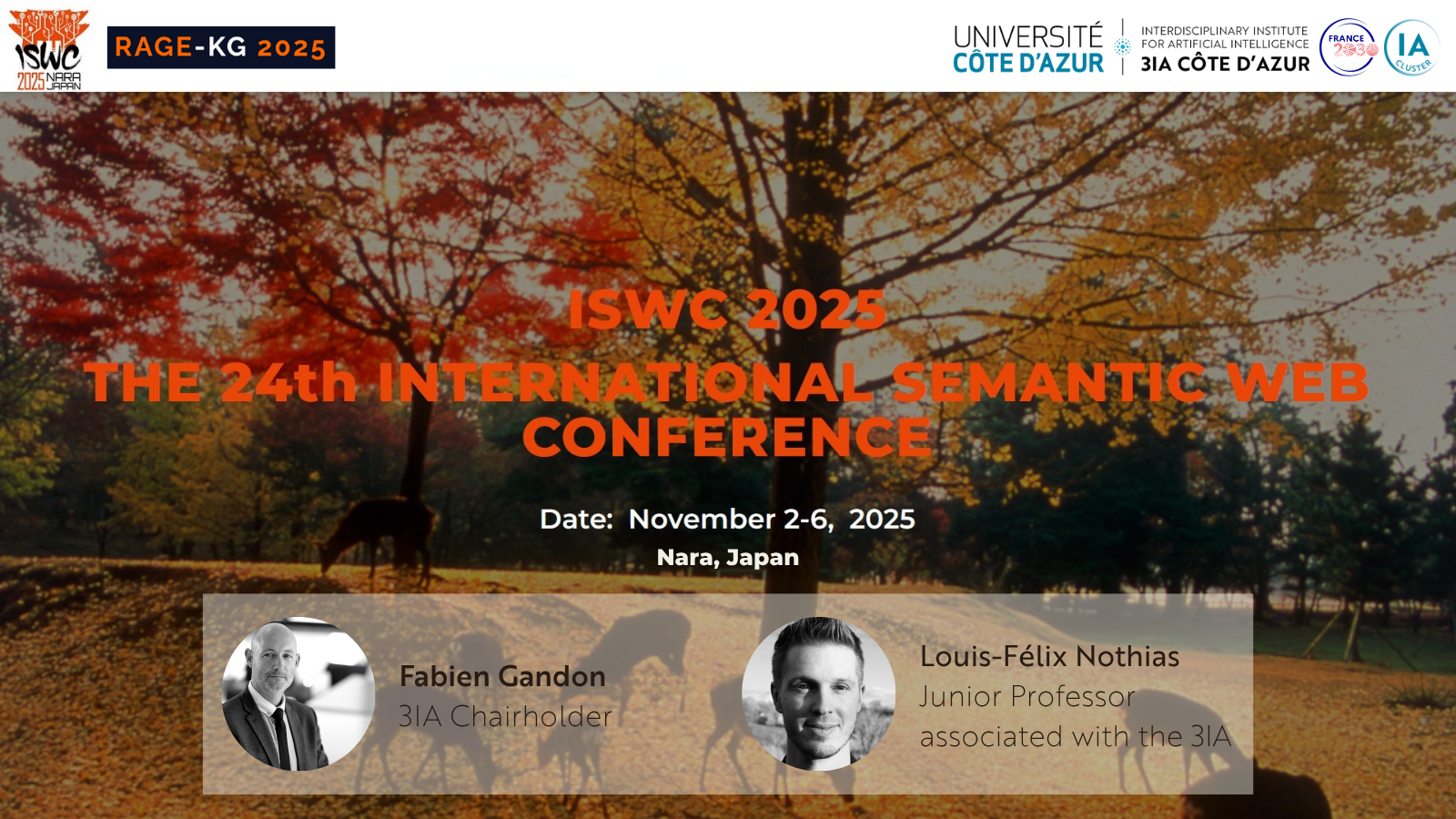 RAGE-KG 2025 at ISWC 2025: A new award for Yousouf Taghzouti, Franck Michel, Tao Jiang, Louis Felix Nothias, and Fabien Gandon