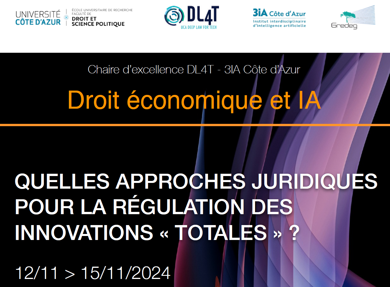 Chaire droit économique et IA novembre 2024