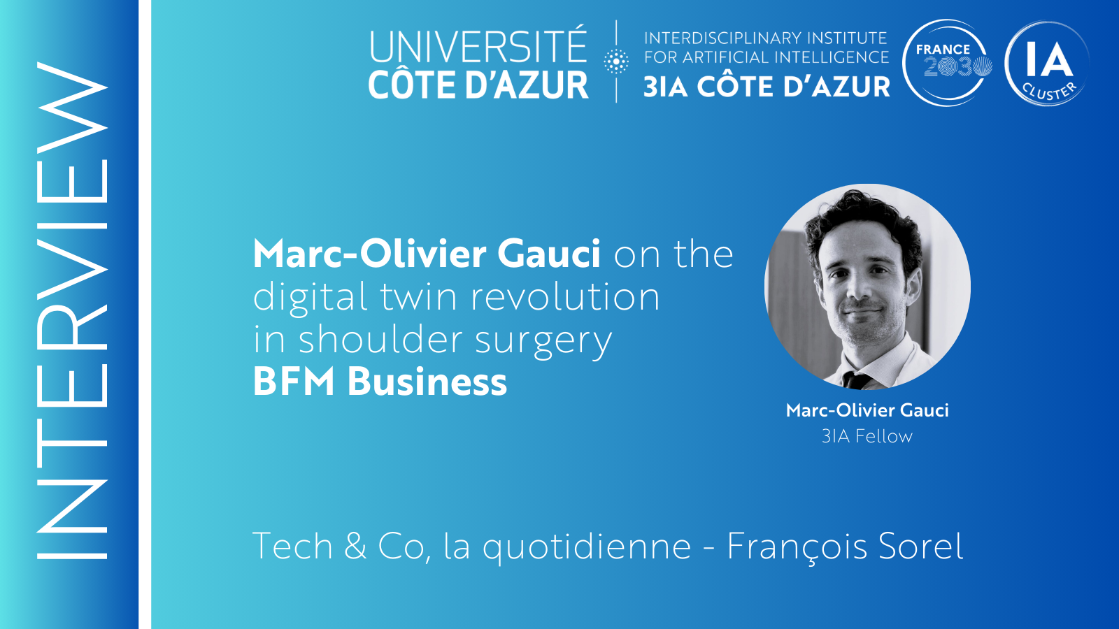 Interview Marc-Olivier Gauci BFM Business Tech & Co François Sorel