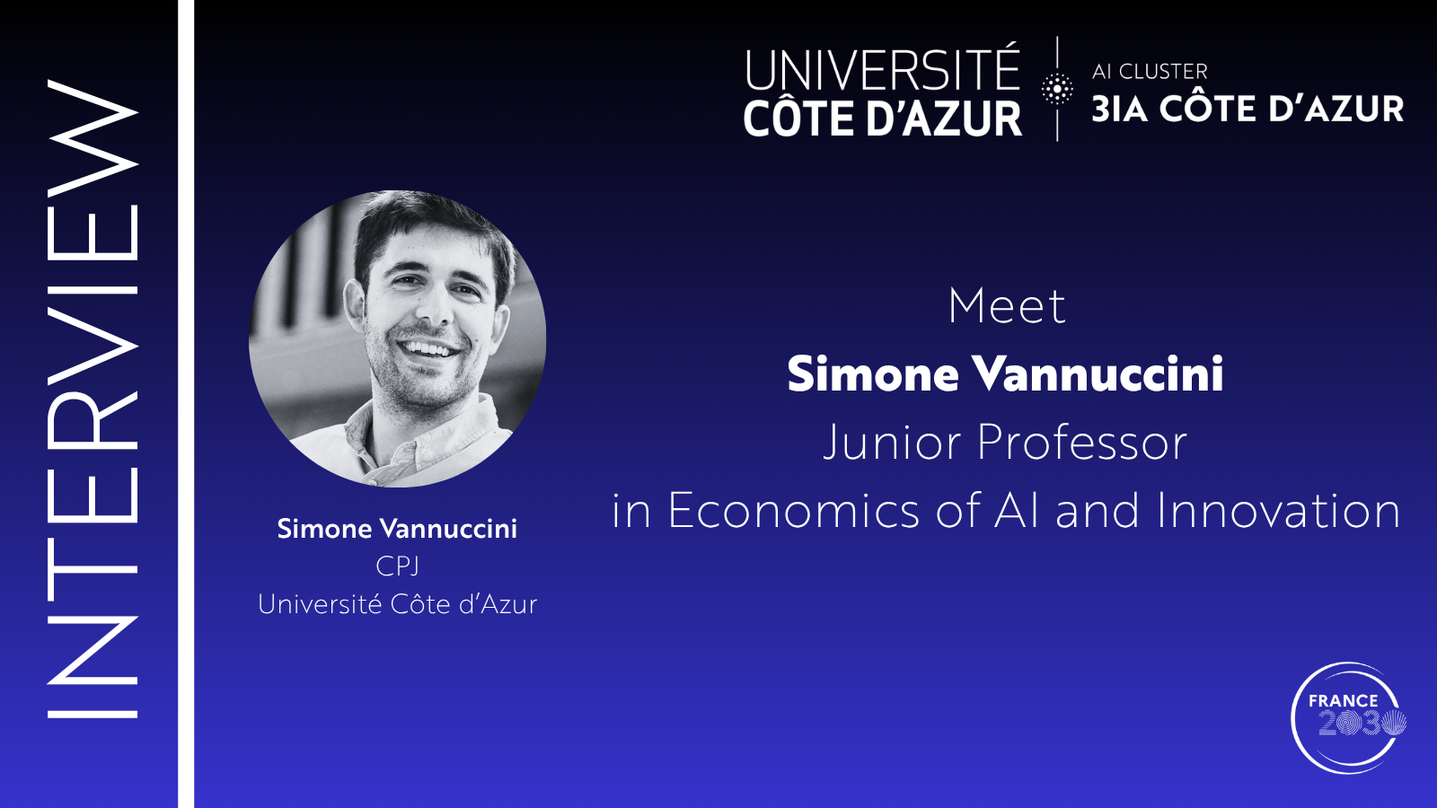 Meet Simone Vannuccini, Junior Professor in Economics of AI and Innovation