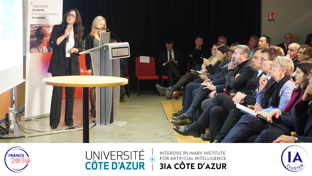 3IA Côte d'Azur at the launch of the IA-cluster at Inria Centre of Saclay