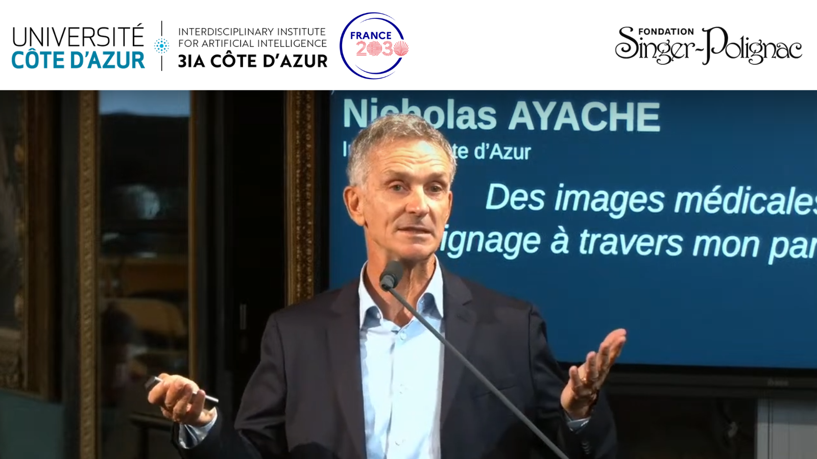 Nicholas Ayache at the Fondation Singer-Polignac - September 25, 2024