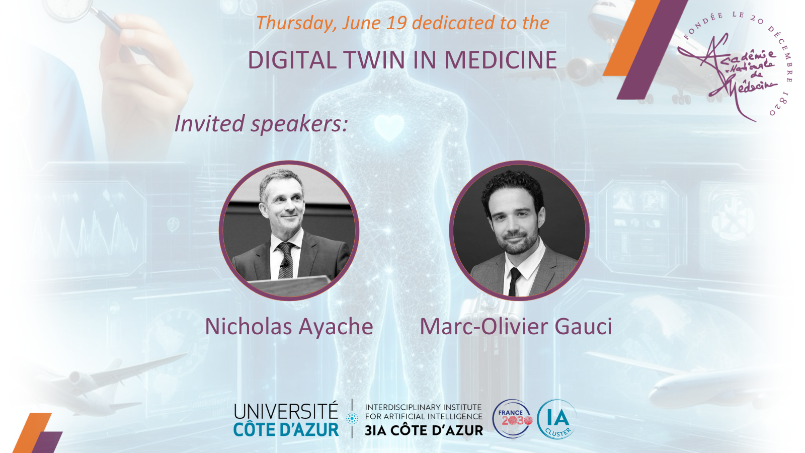Video journée du jumeau numérique 2025 Académie nationale de médecine
