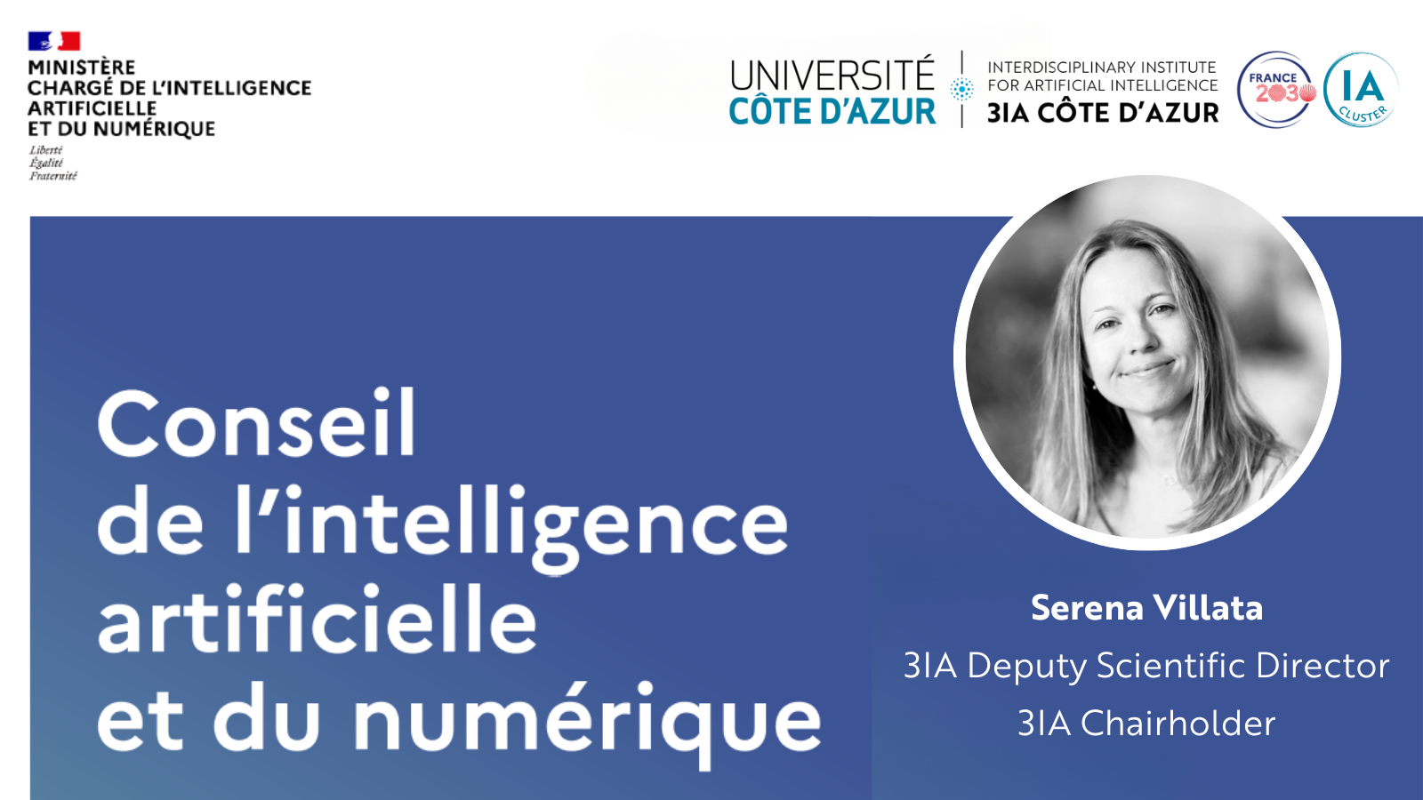 Serena Villata appointed member of Conseil de l’intelligence artificielle et du numérique